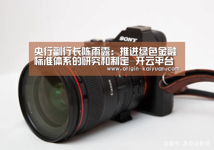 央行副行长陈雨露:推进绿色金融标准体系的研究和制定-开云平台(图1) 开元